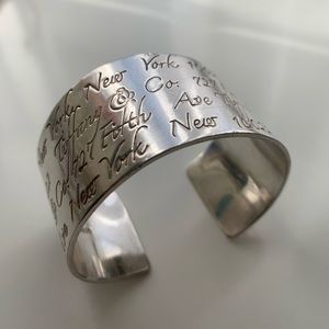 Tiffany & Co 1997 Notes Cuff Bracelet